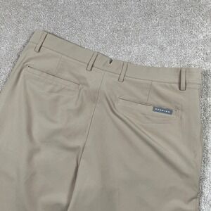 Dunning Everbest Men's 34 Golf Shorts Khaki Tan Performance Stretch